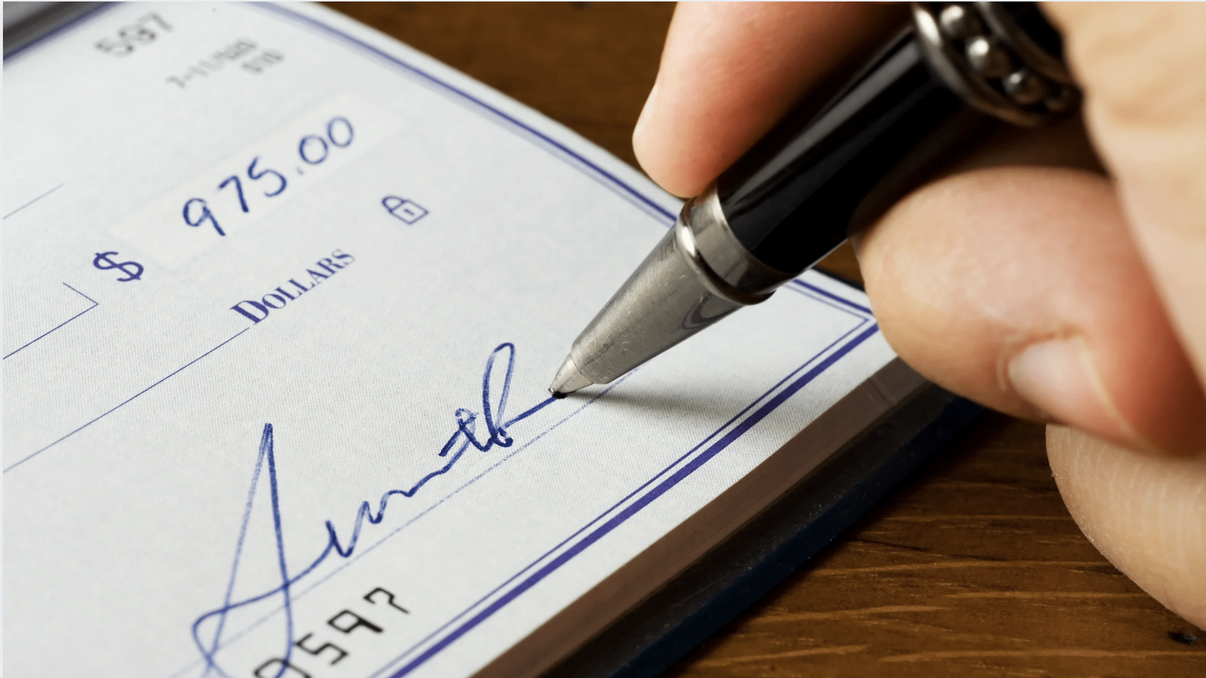 car accident settlement check