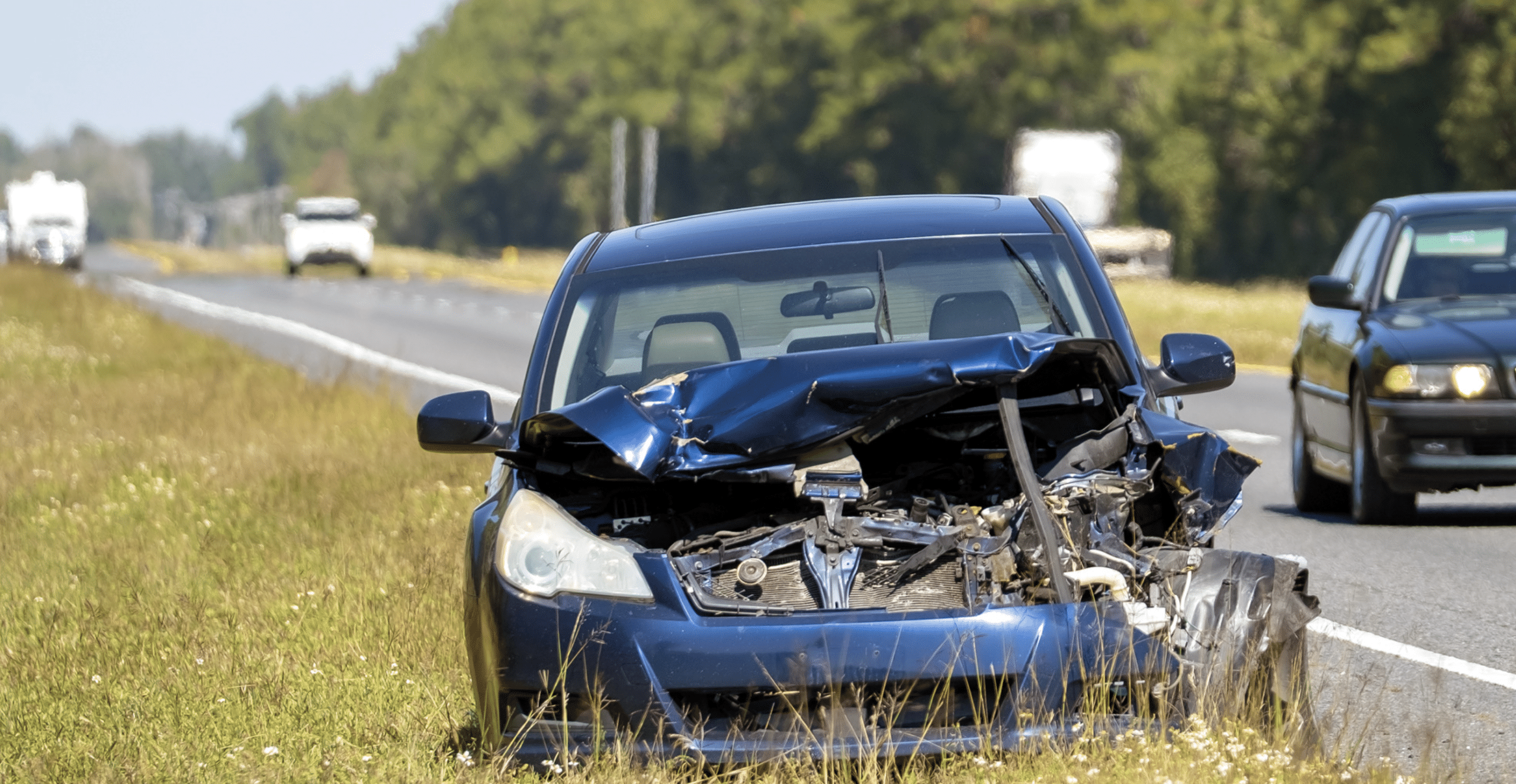 Forced Off the Road in a DC Car Accident